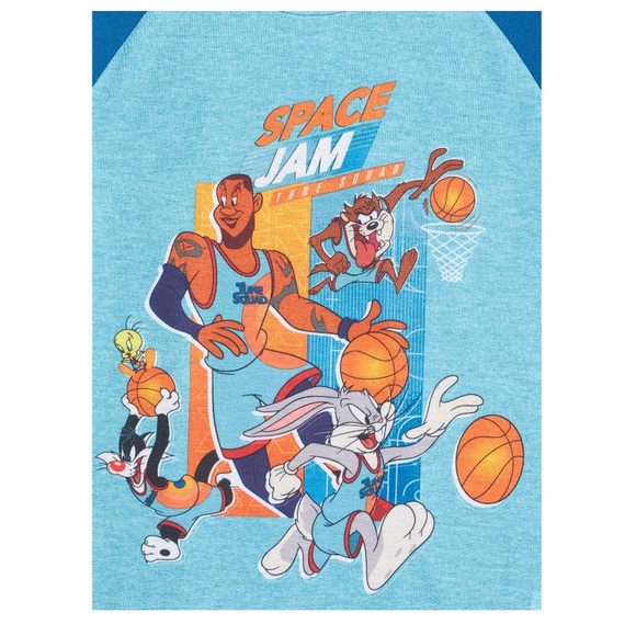 NWT Space Jam Lebron James 2 piece pajama set - Picture 2 of 3
